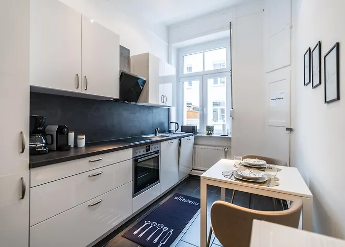 Apartament Hochwertige Altbauwohnung Im Modernen Stil In - Kueche - Terrasse - Wlan - Zentral Wiesbaden